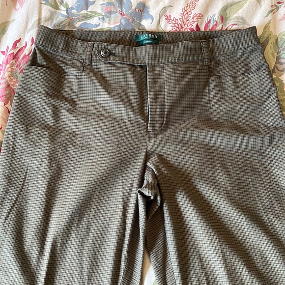 RALPH LAUREN Size 14 Plaid Cotton Stretch Academic Equestrian Preppy ADELLE NEW - Picture 7 of 16